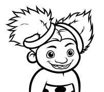 Na croods Dathú Ar Líne